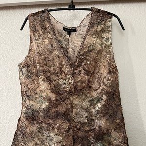 Karen Kane bronze tank, size L